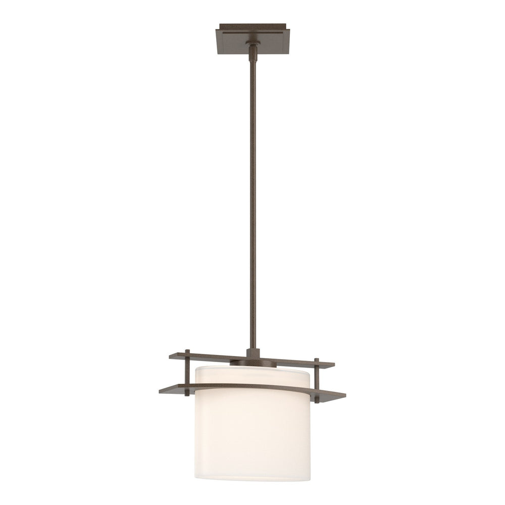 Hubbardton Forge - One Light Mini Pendant - Ellipse - Bronze- Union Lighting Luminaires Decor