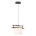 Hubbardton Forge - One Light Mini Pendant - Ellipse - Oil Rubbed Bronze- Union Lighting Luminaires Decor