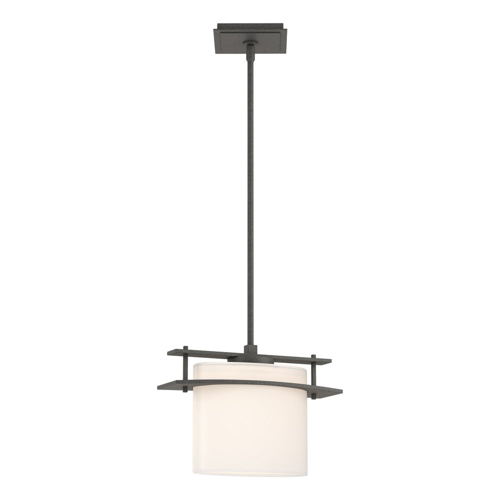 Hubbardton Forge - One Light Mini Pendant - Ellipse - Natural Iron- Union Lighting Luminaires Decor