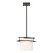 Hubbardton Forge - One Light Mini Pendant - Ellipse - Natural Iron- Union Lighting Luminaires Decor
