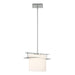 Hubbardton Forge - One Light Mini Pendant - Ellipse - Vintage Platinum- Union Lighting Luminaires Decor