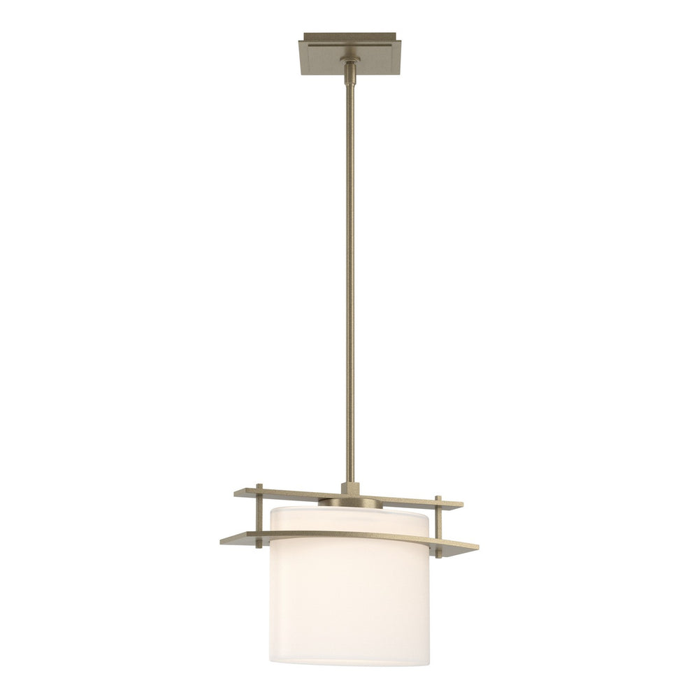 Hubbardton Forge - One Light Mini Pendant - Ellipse - Soft Gold- Union Lighting Luminaires Decor