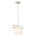 Hubbardton Forge - One Light Mini Pendant - Ellipse - Sterling- Union Lighting Luminaires Decor