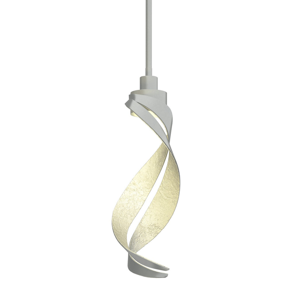Hubbardton Forge - One Light Mini Pendant - Folio - Vintage Platinum- Union Lighting Luminaires Decor