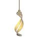 Hubbardton Forge - One Light Mini Pendant - Folio - Soft Gold- Union Lighting Luminaires Decor