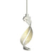 Hubbardton Forge - One Light Mini Pendant - Folio - Sterling- Union Lighting Luminaires Decor