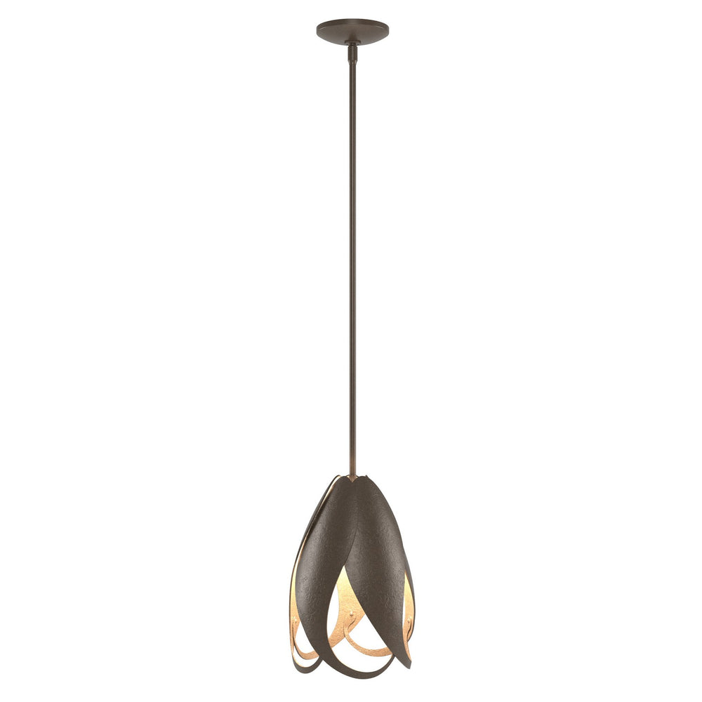 Hubbardton Forge - One Light Mini Pendant - Pental - Bronze- Union Lighting Luminaires Decor