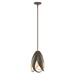 Hubbardton Forge - One Light Mini Pendant - Pental - Bronze- Union Lighting Luminaires Decor