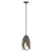 Hubbardton Forge - One Light Mini Pendant - Pental - Natural Iron- Union Lighting Luminaires Decor