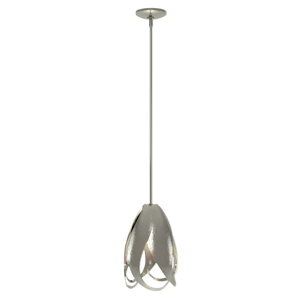 Hubbardton Forge - One Light Mini Pendant - Pental - Sterling- Union Lighting Luminaires Decor