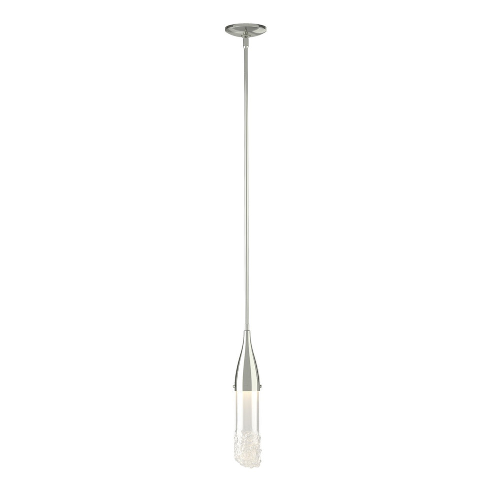 Hubbardton Forge - One Light Mini Pendant - Fritz - Sterling- Union Lighting Luminaires Decor