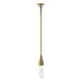 Hubbardton Forge - One Light Mini Pendant - Fritz - Modern Brass- Union Lighting Luminaires Decor