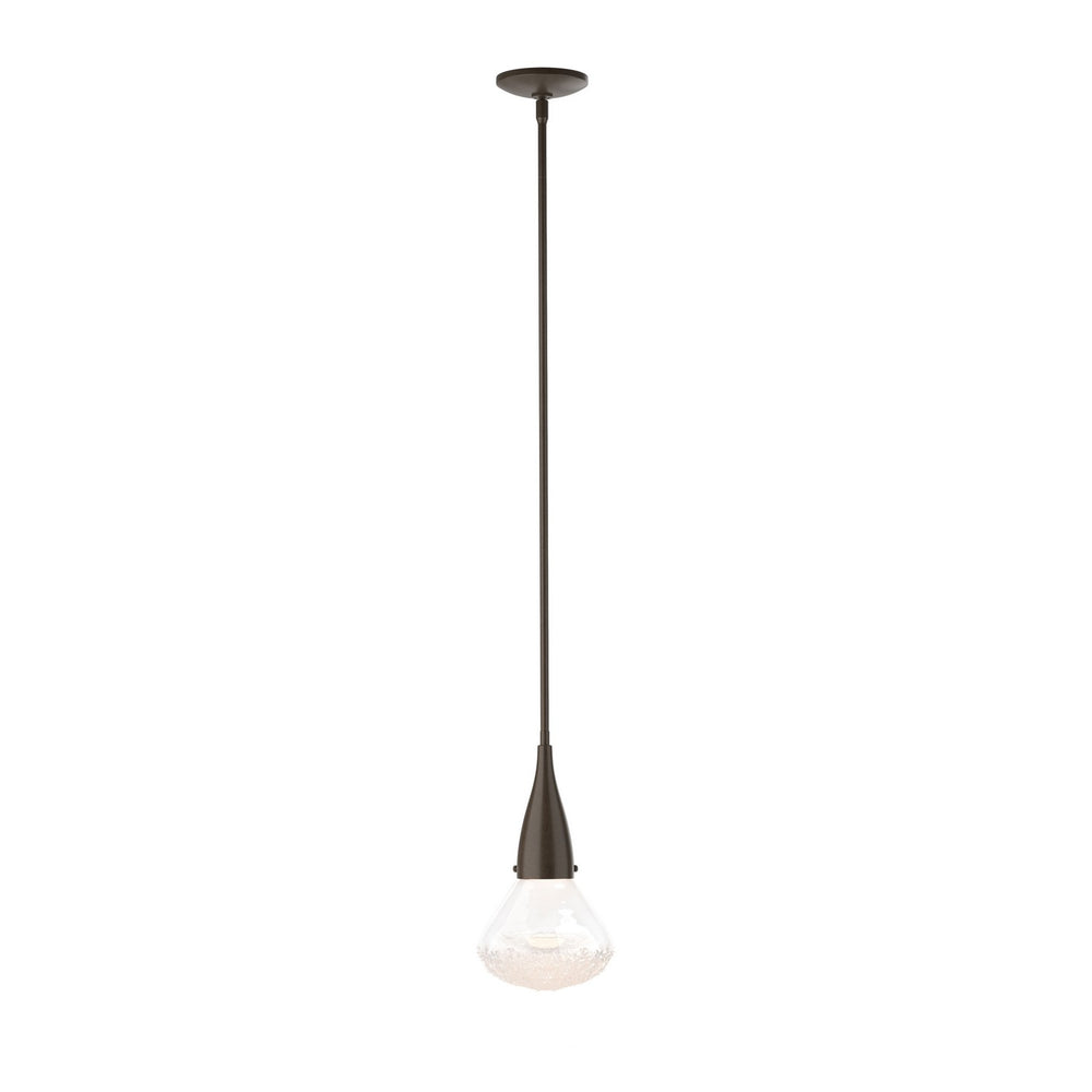 Hubbardton Forge - One Light Mini Pendant - Fritz - Bronze- Union Lighting Luminaires Decor