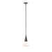 Hubbardton Forge - One Light Mini Pendant - Fritz - Dark Smoke- Union Lighting Luminaires Decor