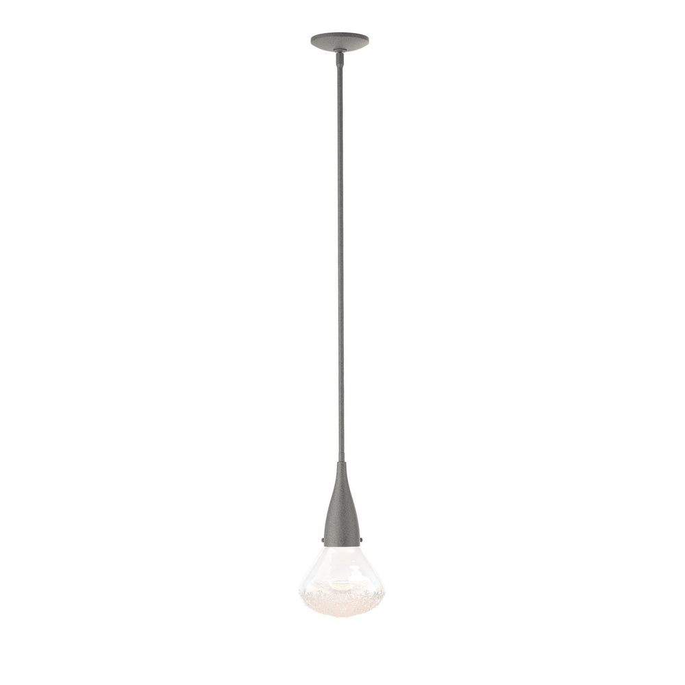 Hubbardton Forge - One Light Mini Pendant - Fritz - Natural Iron- Union Lighting Luminaires Decor