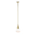 Hubbardton Forge - One Light Mini Pendant - Fritz - Modern Brass- Union Lighting Luminaires Decor