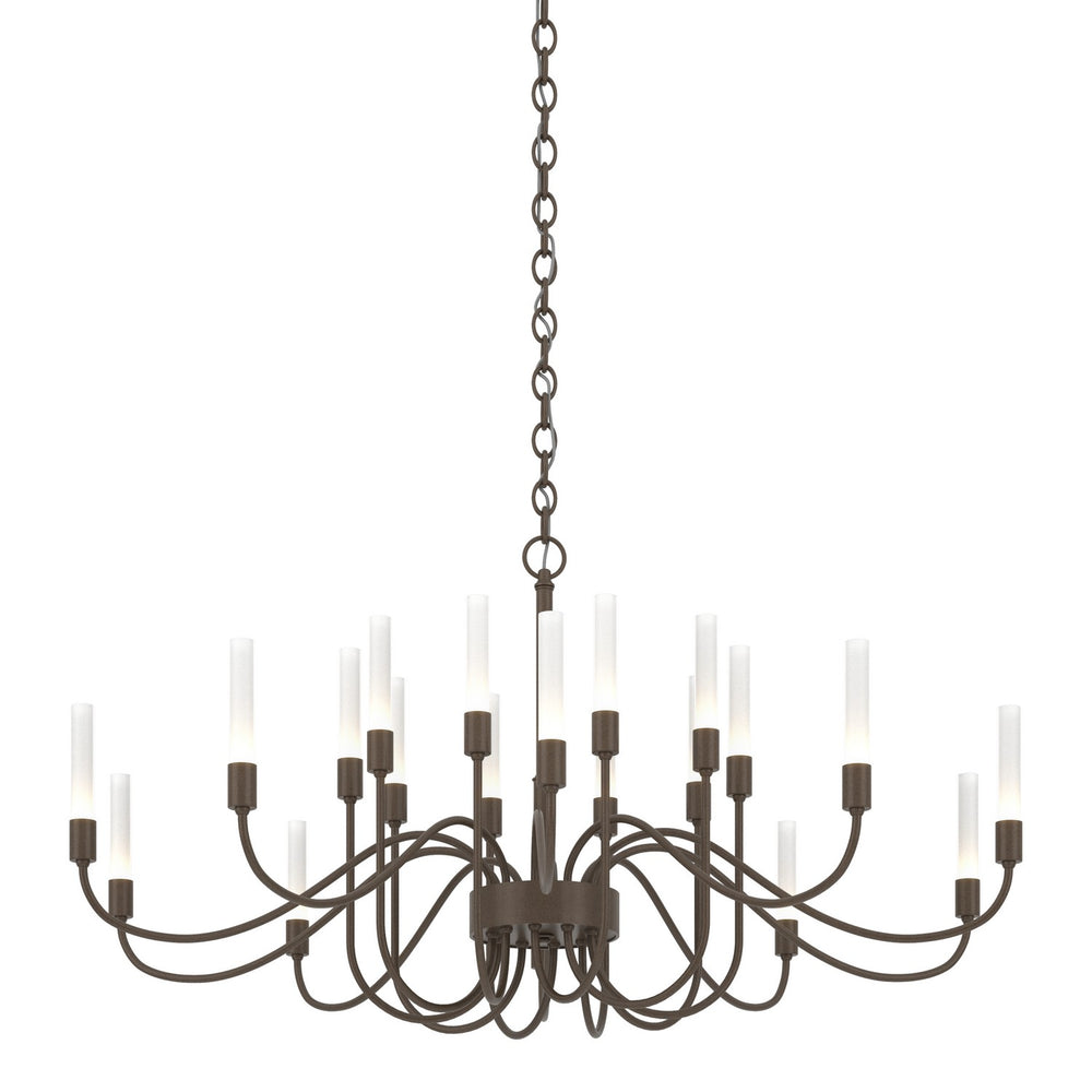Hubbardton Forge - 20 Light Chandelier - Lisse - Bronze- Union Lighting Luminaires Decor