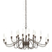 Hubbardton Forge - 20 Light Chandelier - Lisse - Bronze- Union Lighting Luminaires Decor
