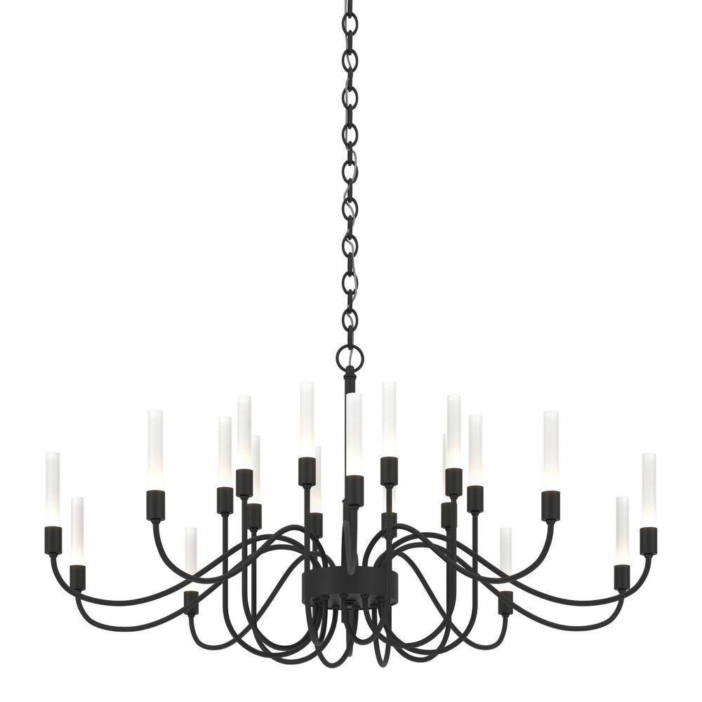 Hubbardton Forge - 20 Light Chandelier - Lisse - Black- Union Lighting Luminaires Decor