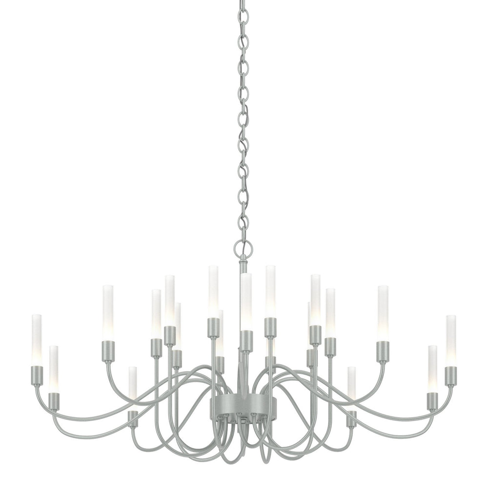 Hubbardton Forge - 20 Light Chandelier - Lisse - Vintage Platinum- Union Lighting Luminaires Decor