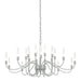 Hubbardton Forge - 20 Light Chandelier - Lisse - Vintage Platinum- Union Lighting Luminaires Decor