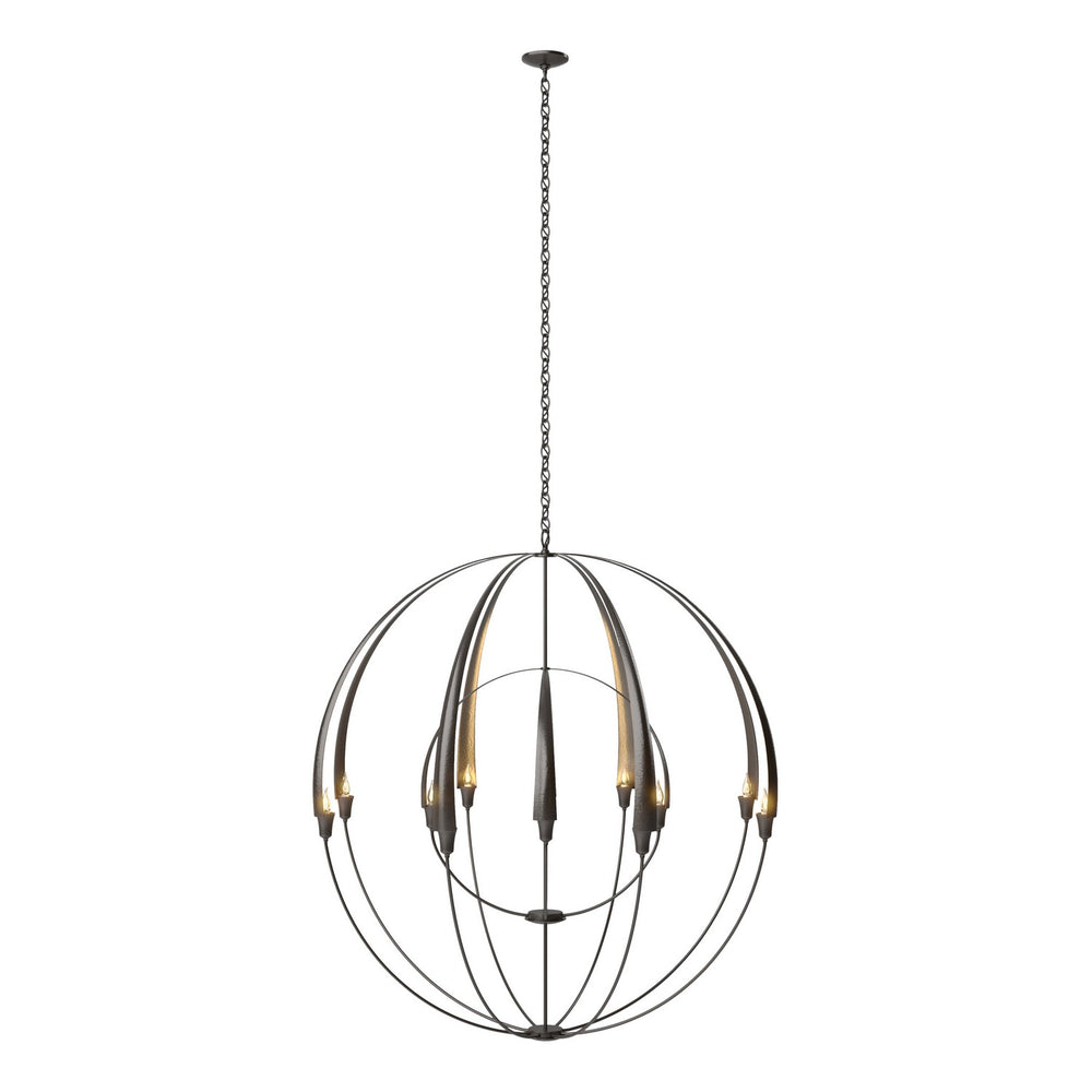 Hubbardton Forge - 12 Light Chandelier - Cirque - Oil Rubbed Bronze- Union Lighting Luminaires Decor