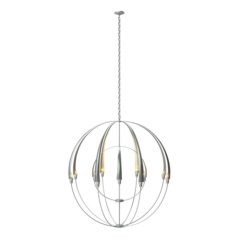 Hubbardton Forge - 12 Light Chandelier - Cirque - Vintage Platinum- Union Lighting Luminaires Decor