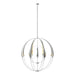 Hubbardton Forge - 12 Light Chandelier - Cirque - Vintage Platinum- Union Lighting Luminaires Decor