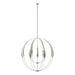 Hubbardton Forge - 12 Light Chandelier - Cirque - Sterling- Union Lighting Luminaires Decor