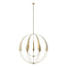 Hubbardton Forge - 12 Light Chandelier - Cirque - Modern Brass- Union Lighting Luminaires Decor