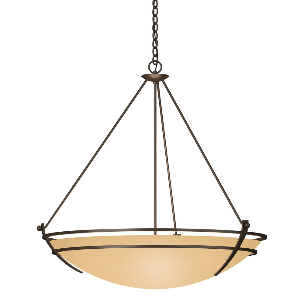 Hubbardton Forge - Three Light Chandelier - Tryne - Bronze- Union Lighting Luminaires Decor