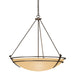 Hubbardton Forge - Three Light Chandelier - Tryne - Bronze- Union Lighting Luminaires Decor