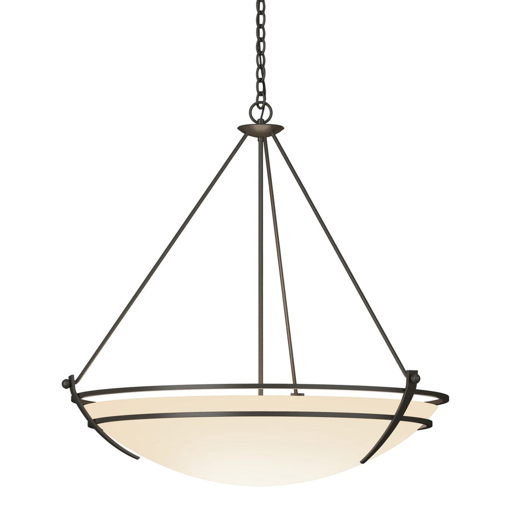 Hubbardton Forge - Three Light Chandelier - Tryne - Dark Smoke- Union Lighting Luminaires Decor