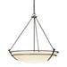 Hubbardton Forge - Three Light Chandelier - Tryne - Dark Smoke- Union Lighting Luminaires Decor