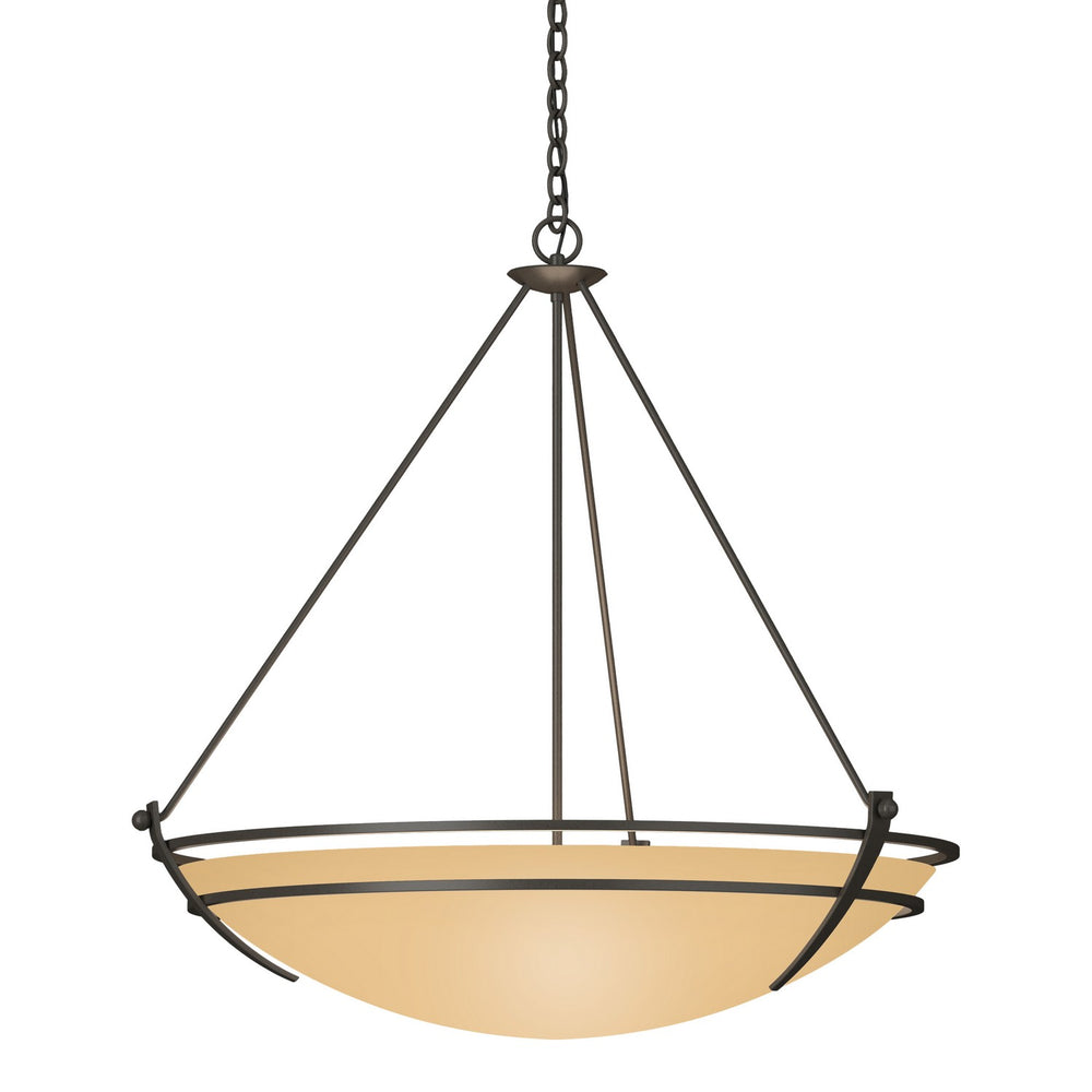 Hubbardton Forge - Three Light Chandelier - Tryne - Dark Smoke- Union Lighting Luminaires Decor