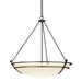 Hubbardton Forge - Three Light Pendant - Tryne - Oil Rubbed Bronze- Union Lighting Luminaires Decor