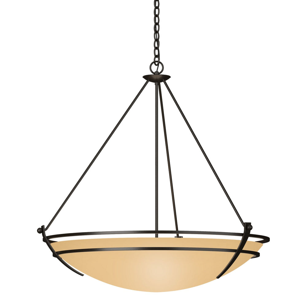 Hubbardton Forge - Three Light Pendant - Tryne - Oil Rubbed Bronze- Union Lighting Luminaires Decor