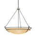 Hubbardton Forge - Three Light Chandelier - Tryne - Natural Iron- Union Lighting Luminaires Decor