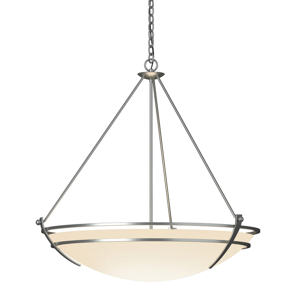 Hubbardton Forge - Three Light Chandelier - Tryne - Vintage Platinum- Union Lighting Luminaires Decor