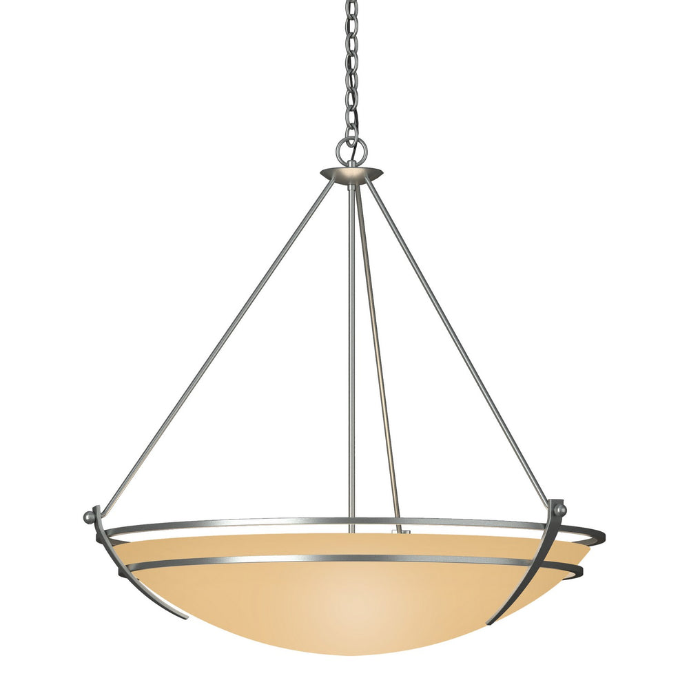 Hubbardton Forge - Three Light Chandelier - Tryne - Vintage Platinum- Union Lighting Luminaires Decor