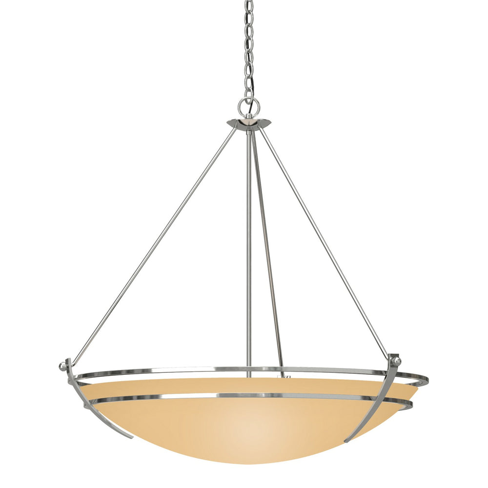 Hubbardton Forge - Three Light Chandelier - Tryne - Sterling- Union Lighting Luminaires Decor