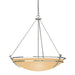 Hubbardton Forge - Three Light Chandelier - Tryne - Sterling- Union Lighting Luminaires Decor