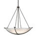 Hubbardton Forge - Three Light Pendant - Compass - Oil Rubbed Bronze- Union Lighting Luminaires Decor