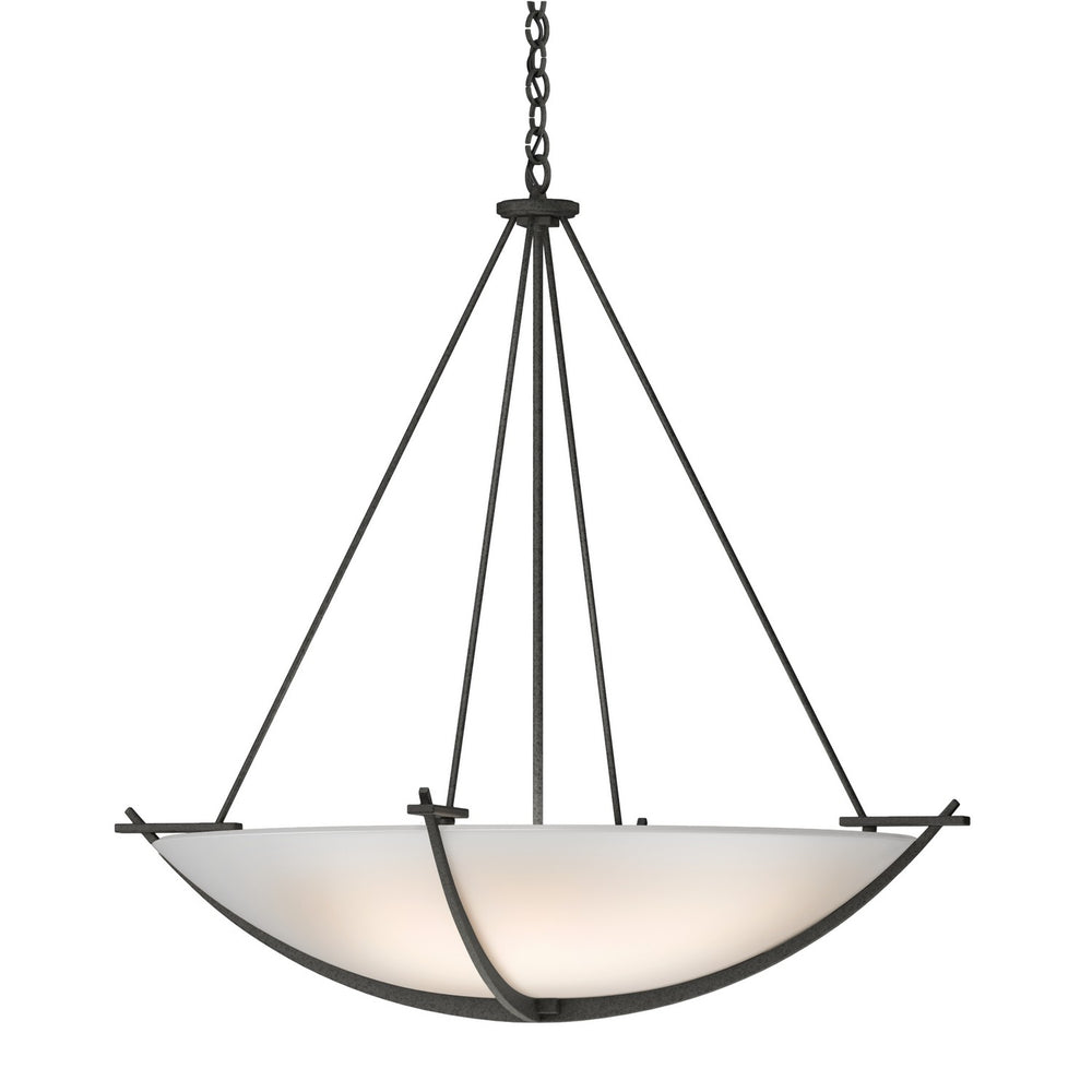 Hubbardton Forge - Three Light Chandelier - Compass - Natural Iron- Union Lighting Luminaires Decor