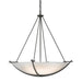 Hubbardton Forge - Three Light Chandelier - Compass - Natural Iron- Union Lighting Luminaires Decor