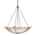 Hubbardton Forge - Three Light Chandelier - Compass - Vintage Platinum- Union Lighting Luminaires Decor