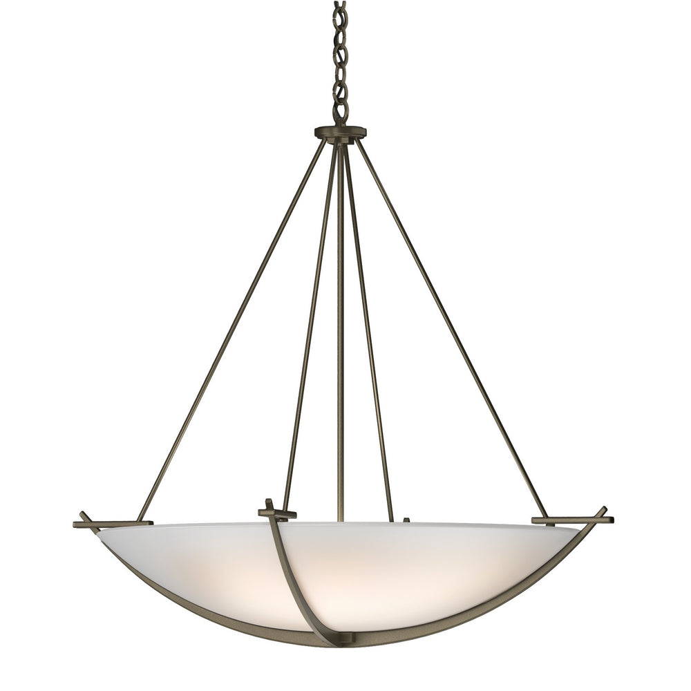 Hubbardton Forge - Three Light Chandelier - Compass - Soft Gold- Union Lighting Luminaires Decor
