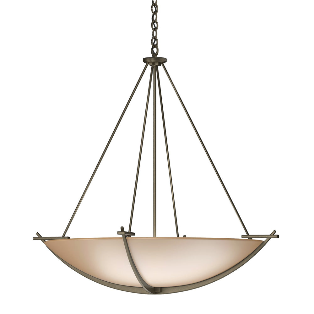 Hubbardton Forge - Three Light Chandelier - Compass - Soft Gold- Union Lighting Luminaires Decor