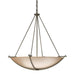 Hubbardton Forge - Three Light Chandelier - Compass - Soft Gold- Union Lighting Luminaires Decor