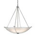 Hubbardton Forge - Three Light Chandelier - Compass - Sterling- Union Lighting Luminaires Decor